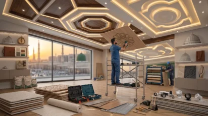 شركة اعمال ديكورات بالمدينة المنورة 0559598613 اناقة وجمال