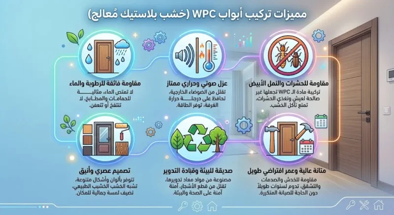 تركيب ابواب wpc بالمدينة المنورة 0559598613