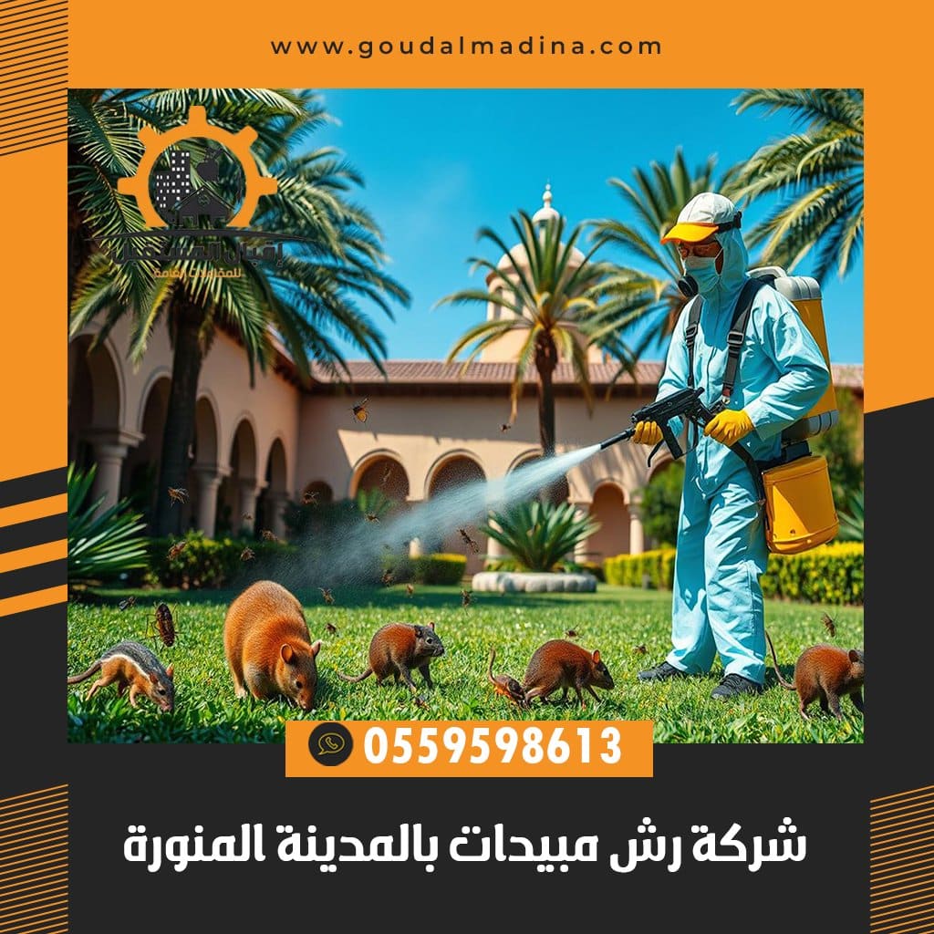 شركة رش مبيدات بالمدينة المنورة - مكافحة حشرات