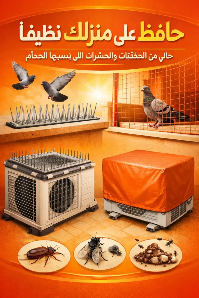 تركيب طارد الحمام بشوران