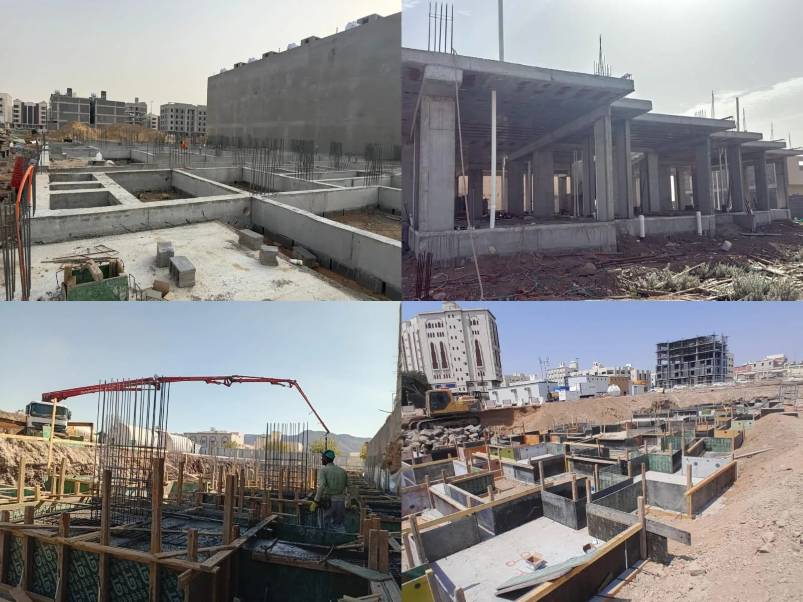 مؤسسة إقبال المستقبل مقاولات عظم بناء قواعد وميدات بالمدينة المنورة حديد سابك خرسانة الجهني